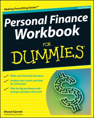 Personal Finance Workbook For Dummies book cover