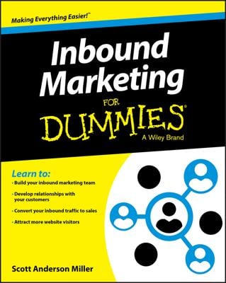 Inbound Marketing For Dummies book cover