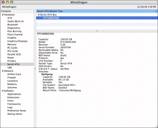 system profile mac