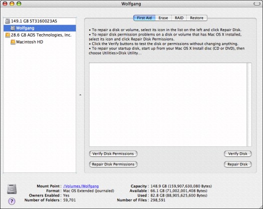 windows and mac format mac disk utility