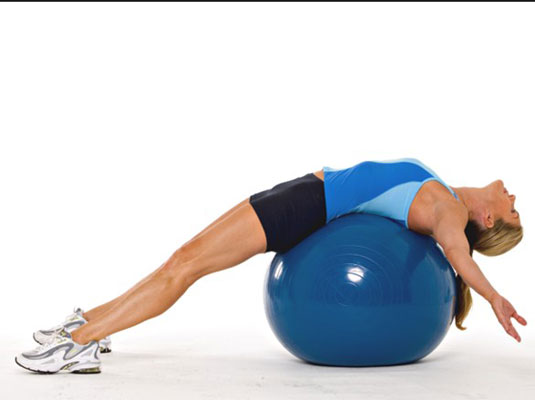 How to Do a Backbend Stretch on an Exercise Ball - dummies