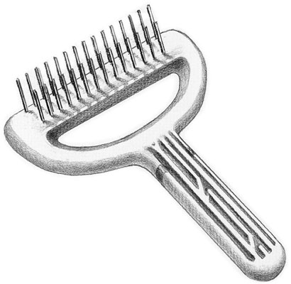 pet grooming brushes and combs