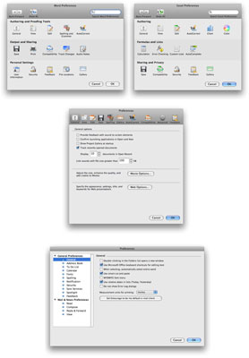 open preferences for excel on mac
