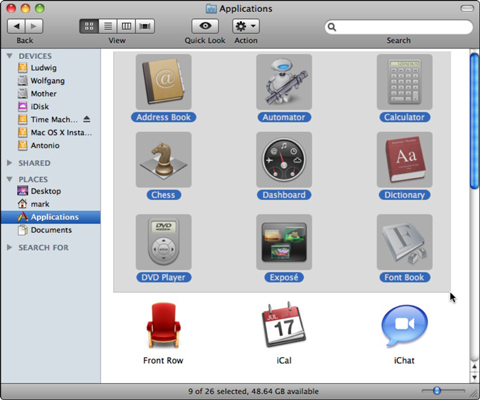 mac os x leopard icons for rocketdock