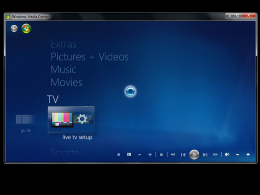 How To Set Up Windows 7’s Windows Media Center To View Live Tv - Dummies