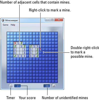 Game Cheats For Minesweeper In Windows 7 Dummies