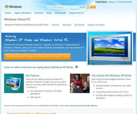 windows xp mode windows 7 not start menu