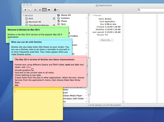 how to put notes on desktop