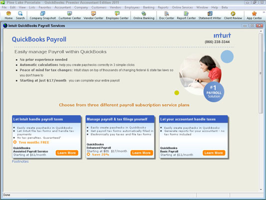 can you do quickbooks pro with payroll