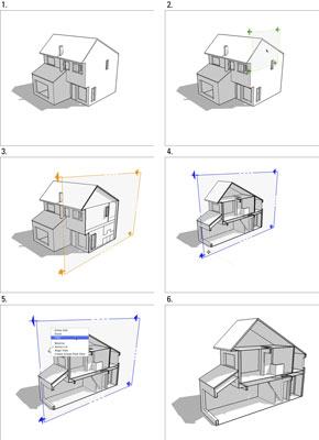 How To Cut Plans And Sections In Google Sketchup 8 Dummies