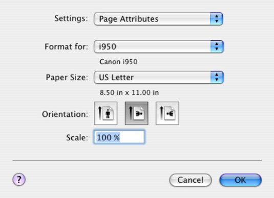 scale image on mac for print