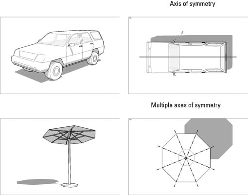 How To Model Symmetrically In Google Sketchup 8 Dummies