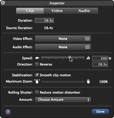 how to reverse video in imovie on iphone