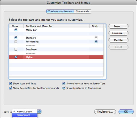 microsoft excel for mac 2011 status bar