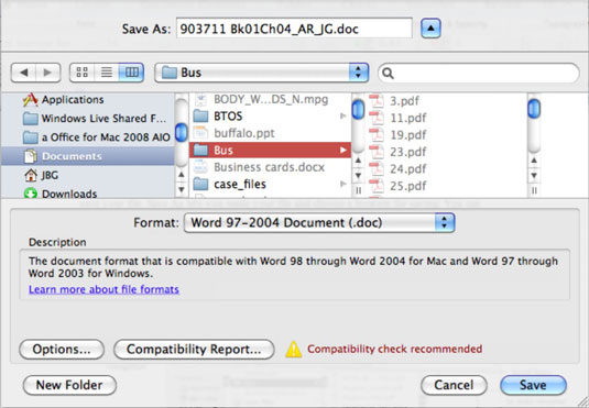 microsoft word 2011 for mac save document to desktop