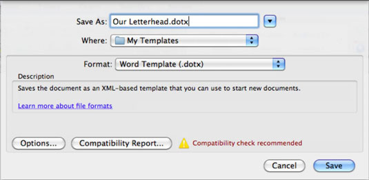create an apa template in word for mac 2011