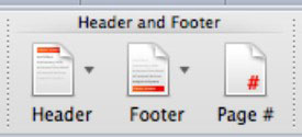 word 15 for mac updating footer