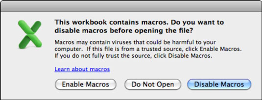 excel for mac 16.11 macros