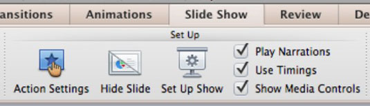 how do you hide part of a slide in powerpoint for mac