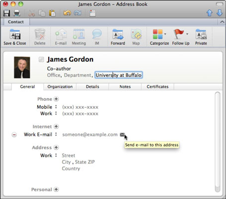 view contact lists in outlook for mac