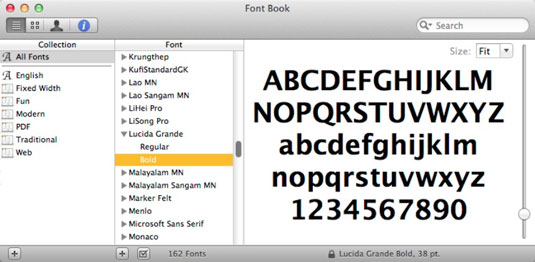 font book on mac
