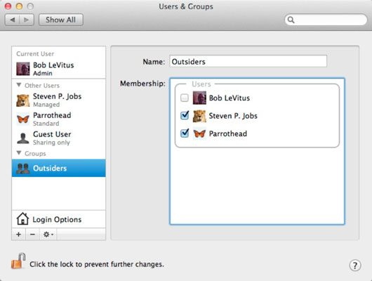 mac sharing and permissions