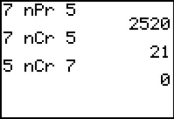 Permutations Combinations And Random Numbers On The Ti 83 Plus Dummies