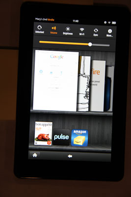 how to change account on kindle fire