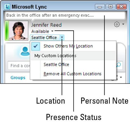 Let People Know Your Presence Status With Lync Online Dummies