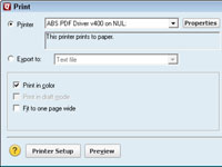 how to print quicken reports