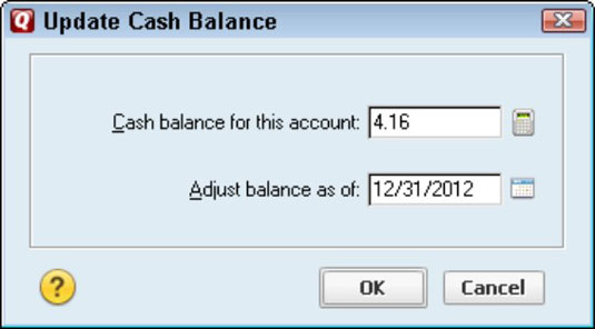 cash balance for investment accounts in quicken for mac 2016
