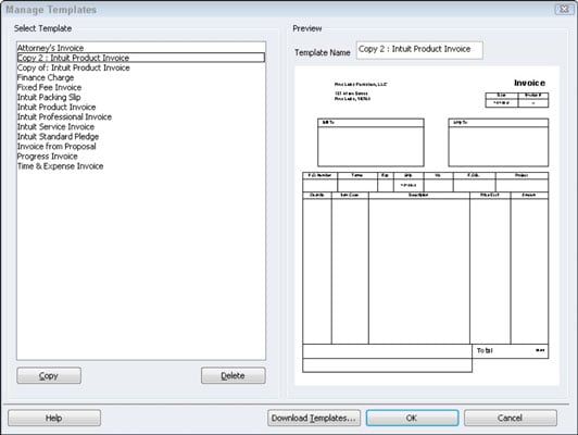 Quickbooks Template Invoice What Makes Quickbooks Template Ibrizz