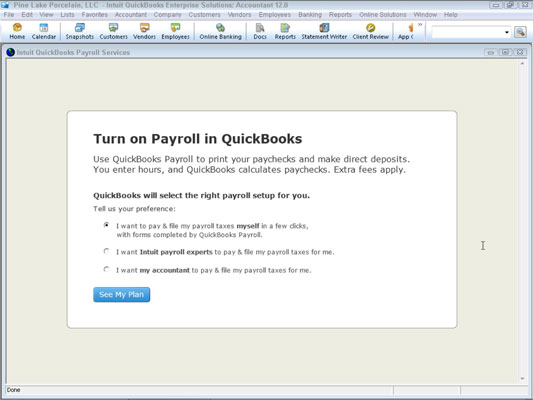 do i need quickbooks payroll service to create paychecks