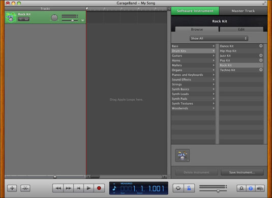 Add Tracks To Garageband Projects On Your Macbook Dummies