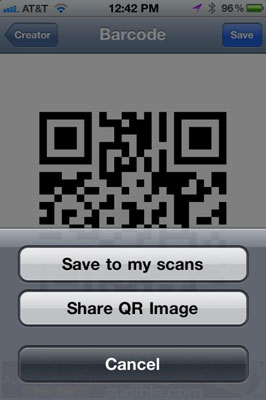 iphone generate wifi qr code