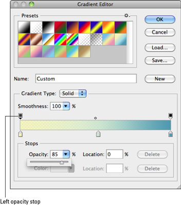 How to Add Transparency to a Gradient in Photoshop CS6 ...