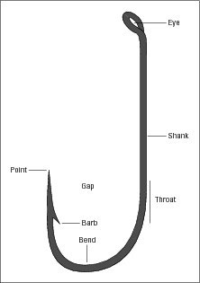 The Anatomy of a Fishing Hook - dummies