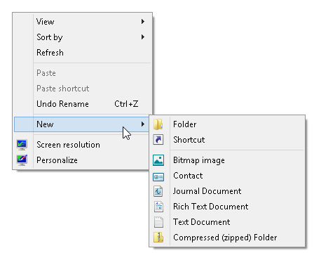 how to create folder on windows 10