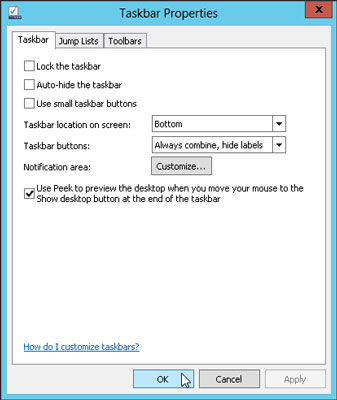transparent taskbar windows 8