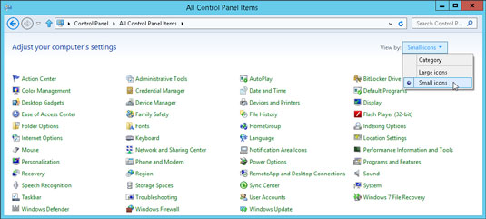 control panel programs and features
