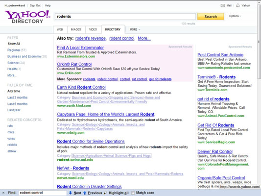 Submit Your Website to Yahoo! Search Directory - dummies