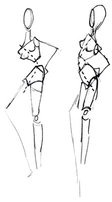 How to Draw Three-Quarter Views of Fashion Figure Torsos - dummies
