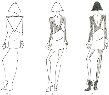 How to Draw the Fashion Back with Style - dummies