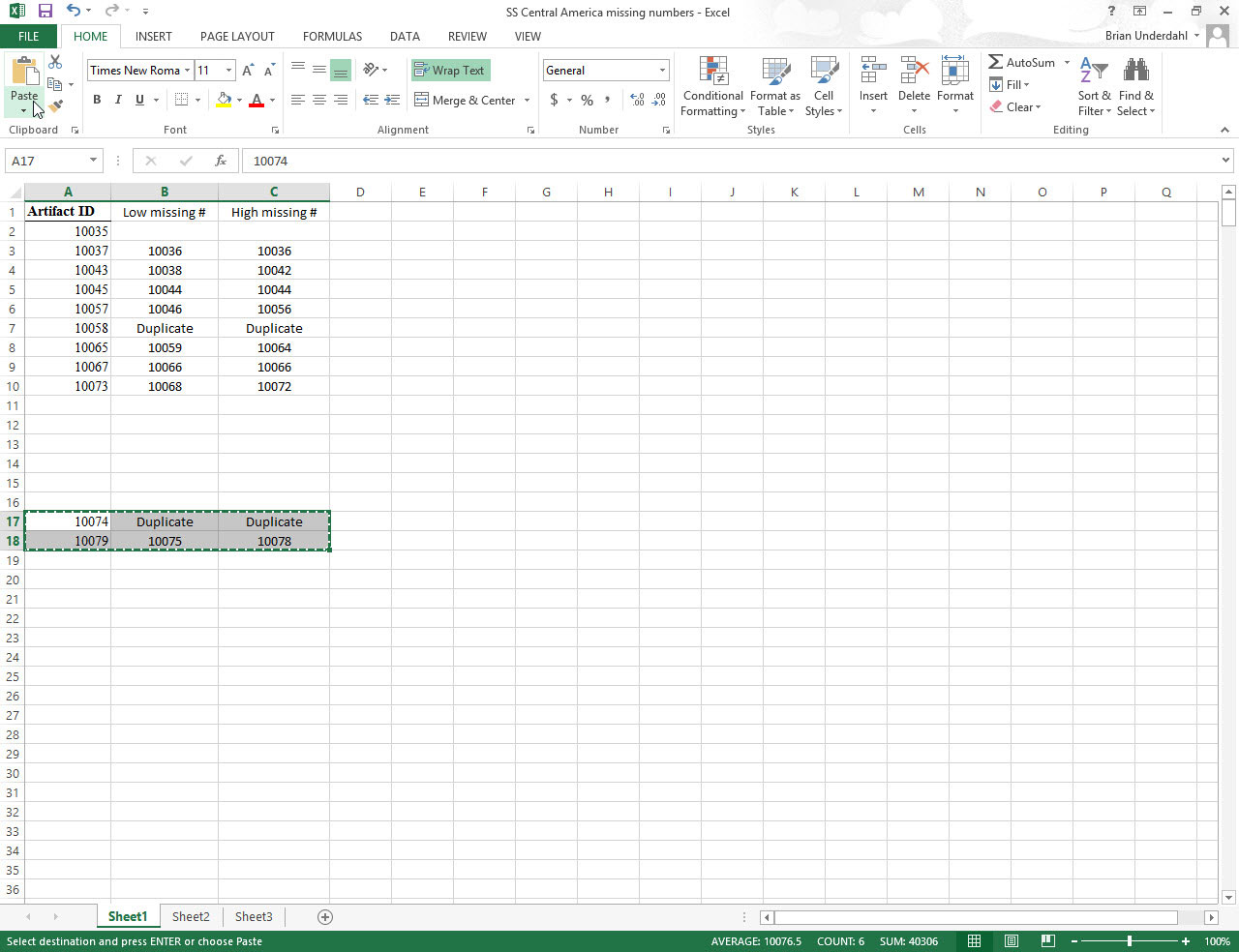 How To Cut And Paste In Excel 2013 Dummies