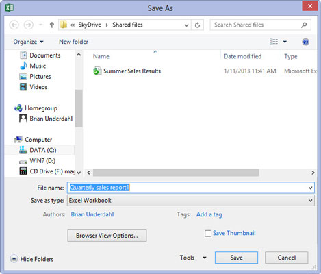 Select the drive and folder where you store all your personal template files in the Save As screen.