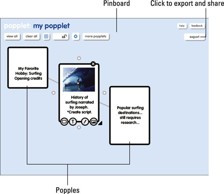 Storyboard Multimedia Assignments With Ipad App Popplet Lite Dummies