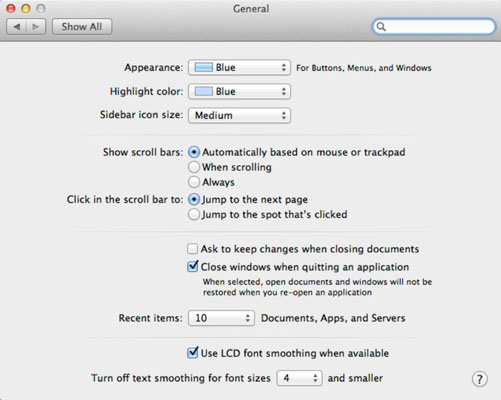 mac key for text document navigation