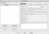 pair what is hostname for ftp filezilla