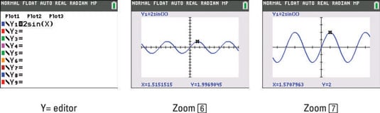 How To Graph Trig Functions On The TI 84 Plus Dummies