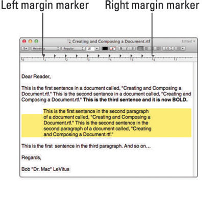 using text edit for leaflet mac